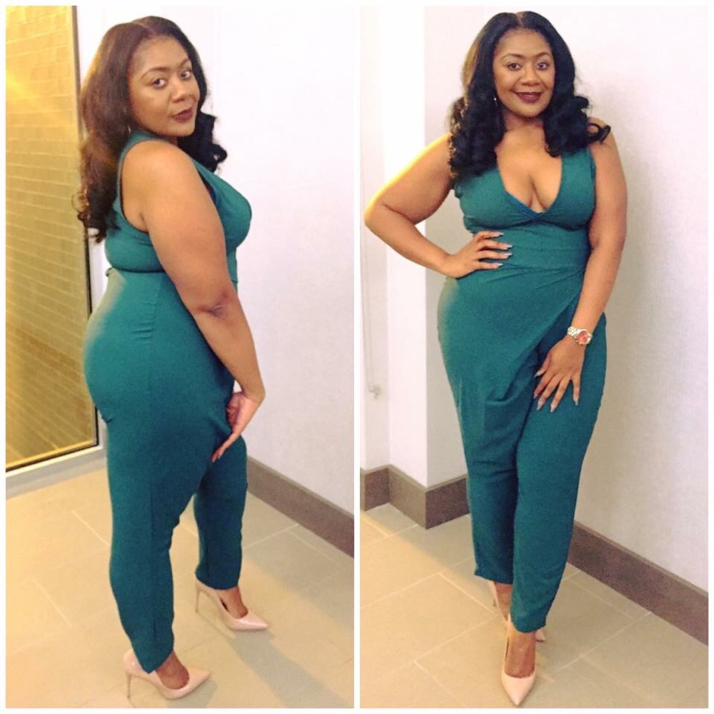 Deep-V Jumpsuit
